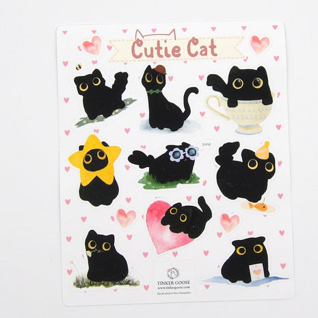 Cutie Cat Sticker Sheet