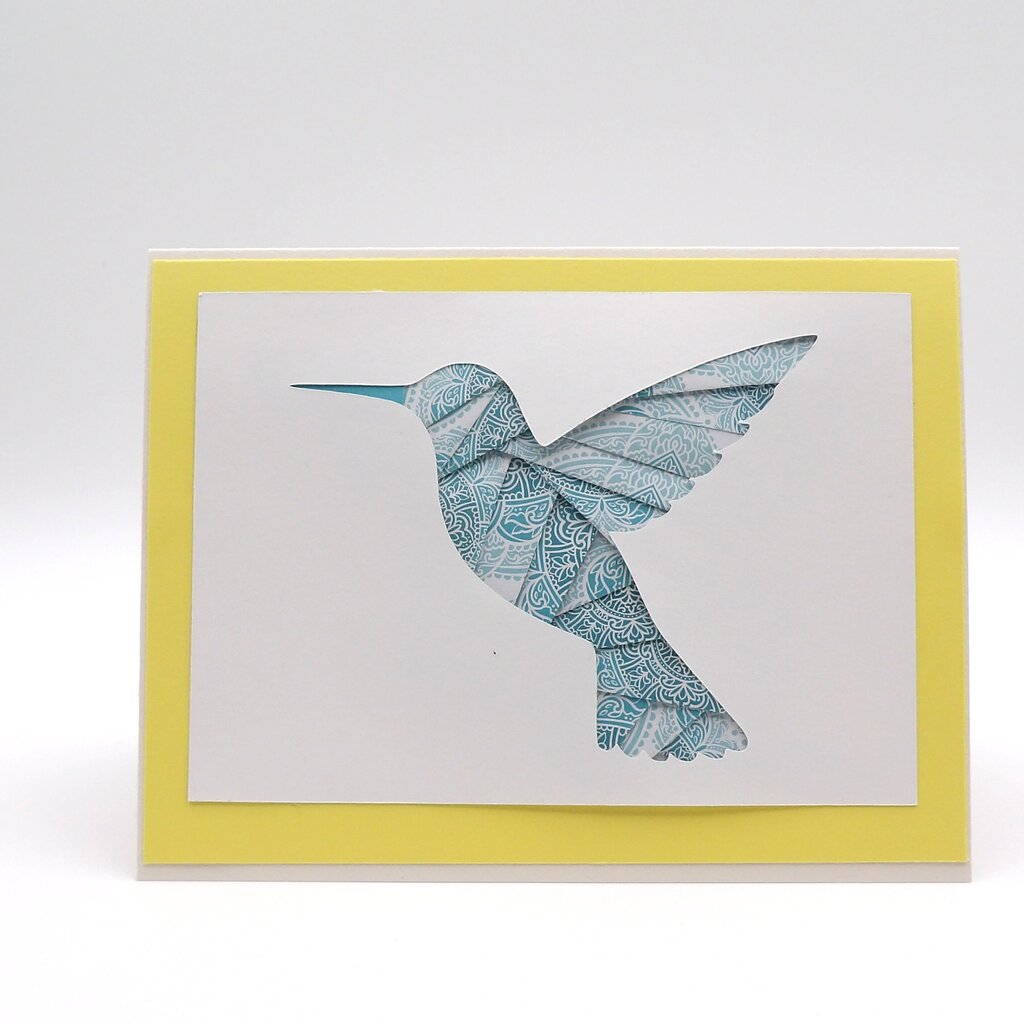 Hummingbird Keepsake Card