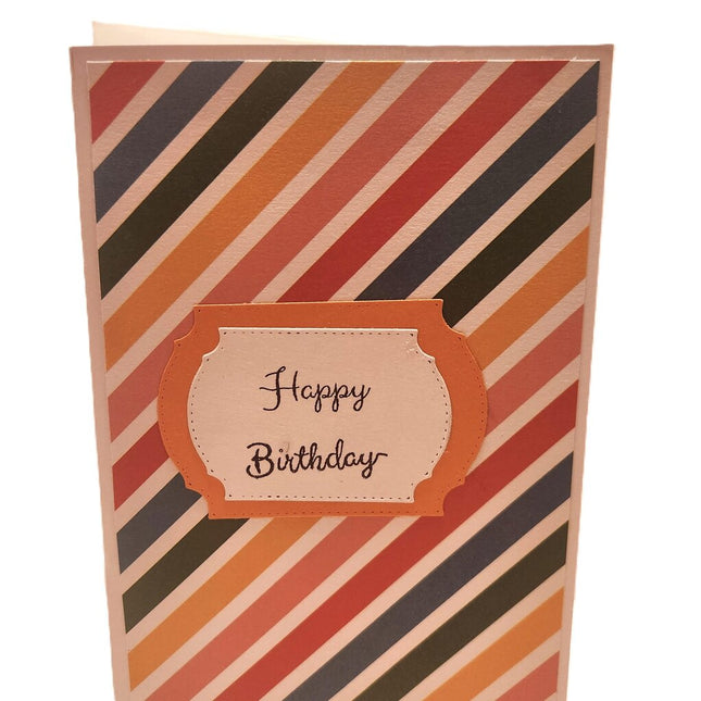 Diagonal Card/Balloons