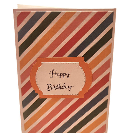 Diagonal Card/Balloons