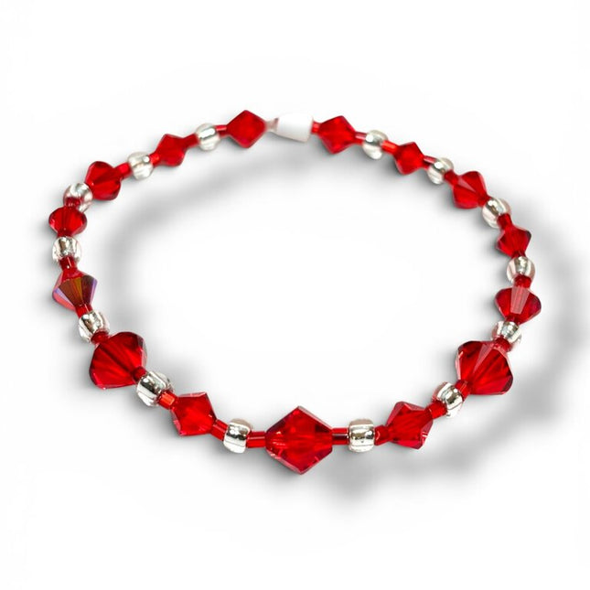 Swarovski Crystal Bracelet - Red