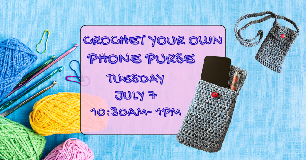 07/07 Crochet Stitch Mastery 3/4 - HDC Phone Purse