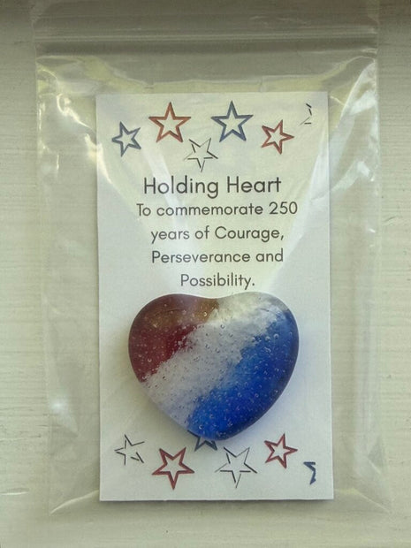 Medium Fused Glass Heart