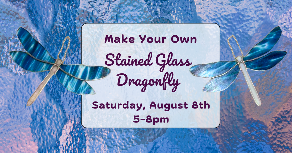 08/08 Stained Glass Dragonfly
