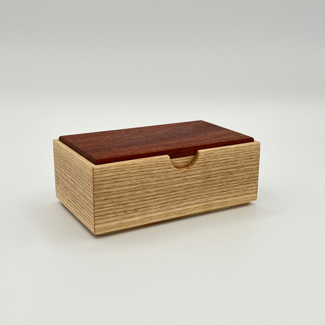 small trinket box - ash & bubinga