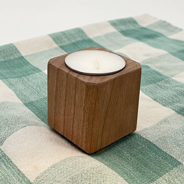 tea light cube - cherry