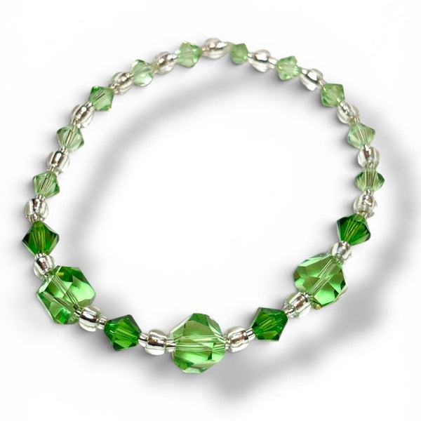 Swarovksi Crystal Bracelet - greens