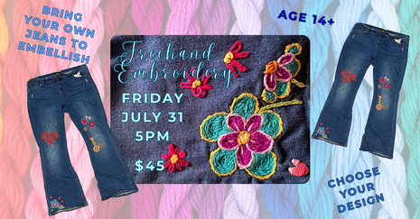 07/31 Freehand Embroidery