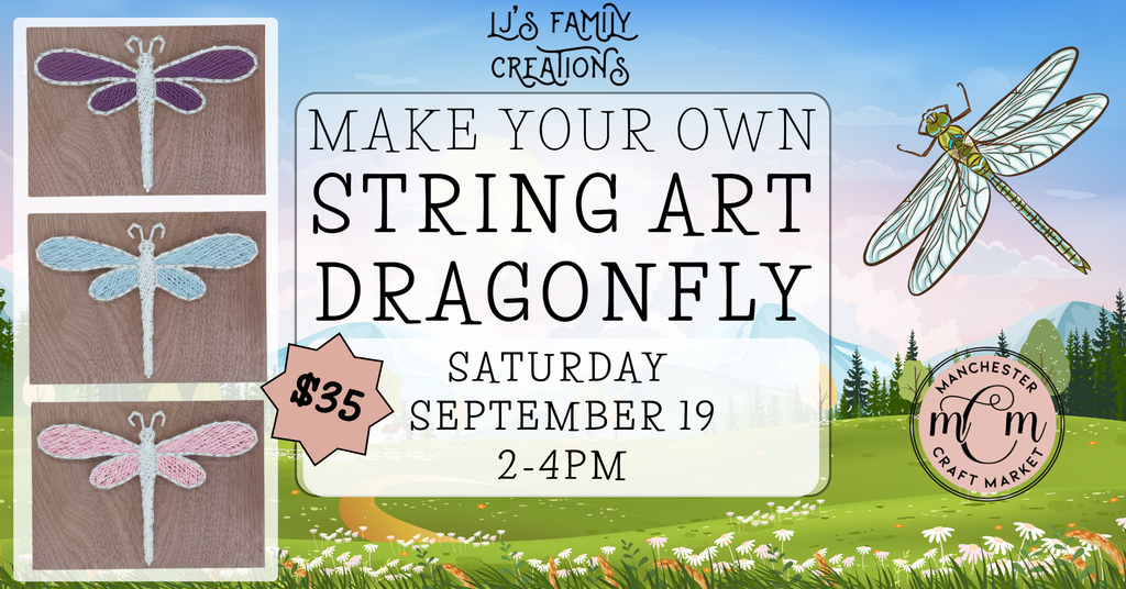 09/19 DIY String Art Dragonfly Class