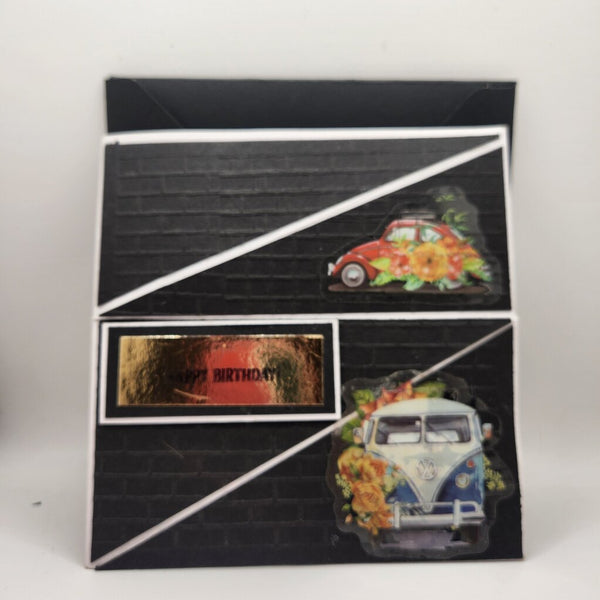 Birthday/ Double Diagonal Easel/Vw Van
