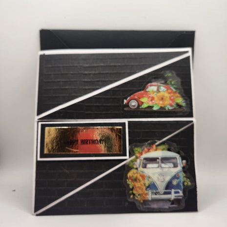 Birthday/ Double Diagonal Easel/Vw Van