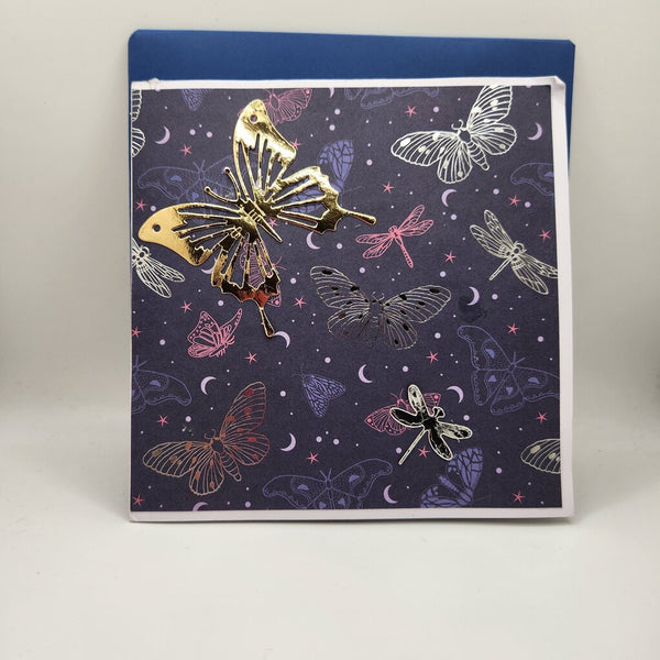 Birthday Double Rotating Mechinism/Butterflies/Dragonflies