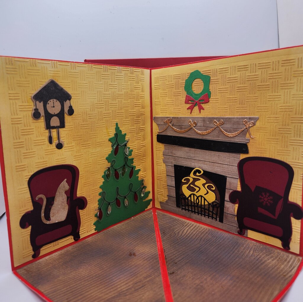 Christmas/Corner pull Down/Waiting for Santa
