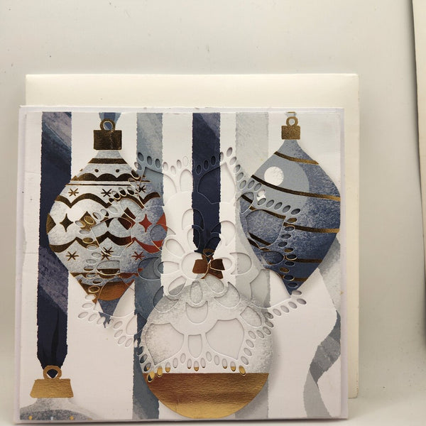 Textured Card/Dangling Ornaments