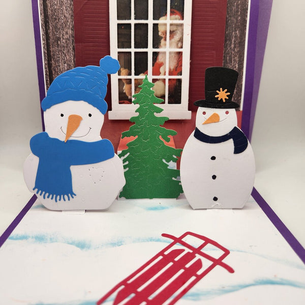 Christmas/Snowman Pop Up Card