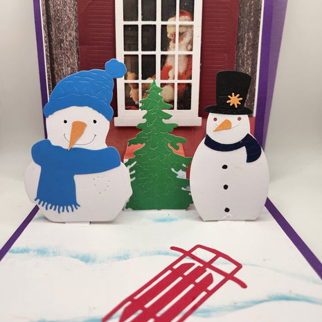 Christmas/Snowman Pop Up Card