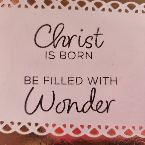 Nativity Card/Believe in the Miracle