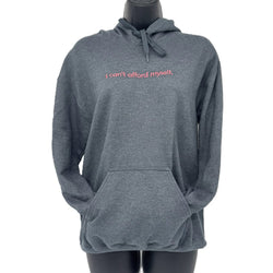 I can't afford myself Embroidered Hoodie - view 1