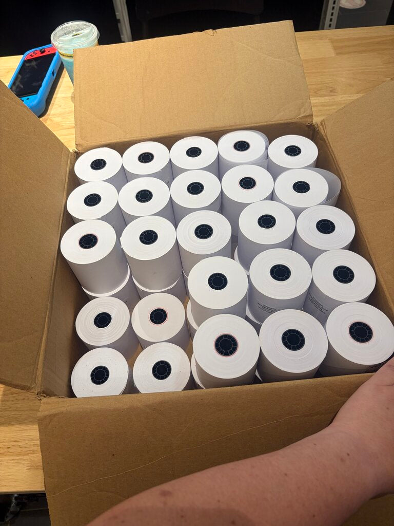 Non Thermal receipt paper rolls 46 rolls