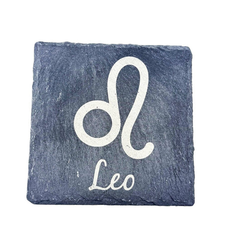 Slate Coaster Leo