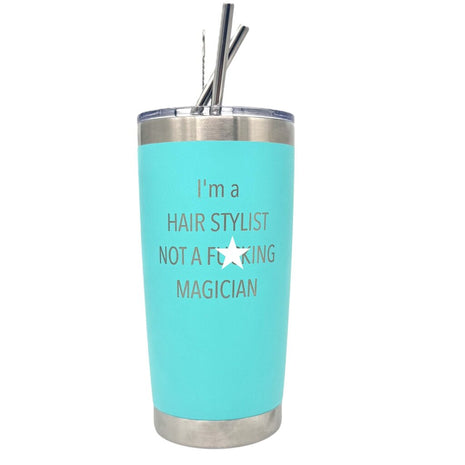 20 oz Tumbler Hair Stylist Teal