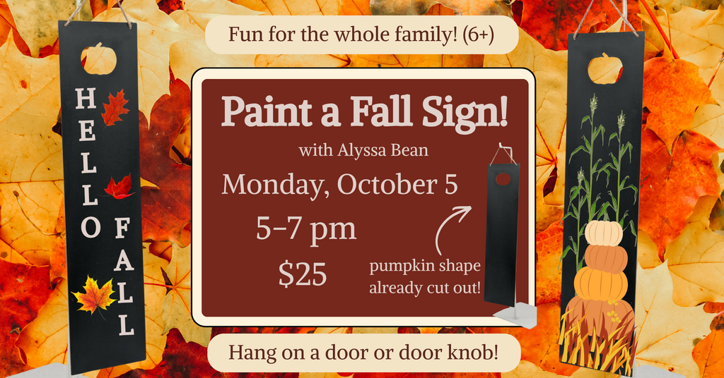 10/05 Paint a Fall Sign