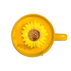 Sunflowers (Teardrop Mug) - Mug Candle- 100% Soy Wax - view 2