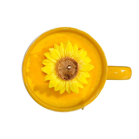 Sunflowers (Teardrop Mug) - Mug Candle- 100% Soy Wax