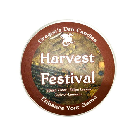 HARVEST FESTIVAL - Tin - Dragon's Den Candles