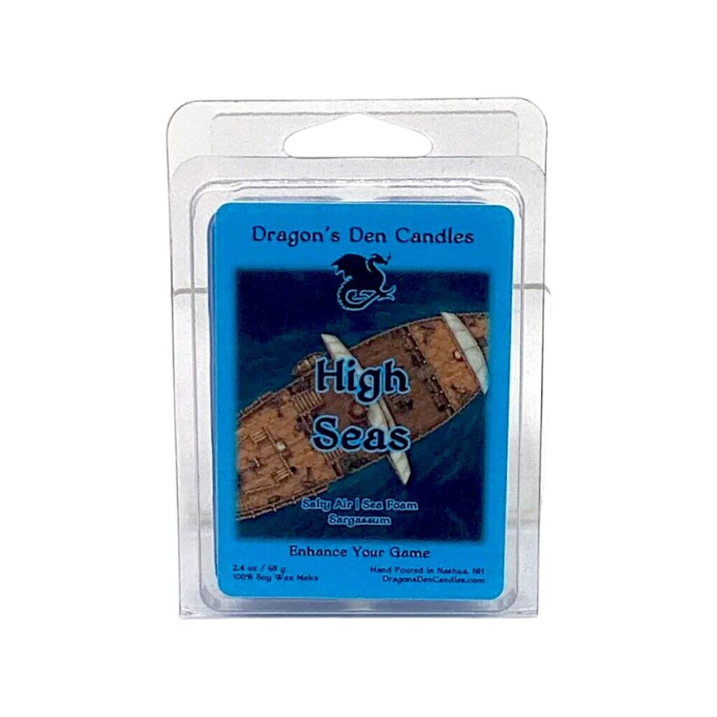 HIGH SEAS - Wax Melts - Dragon's Den Candles