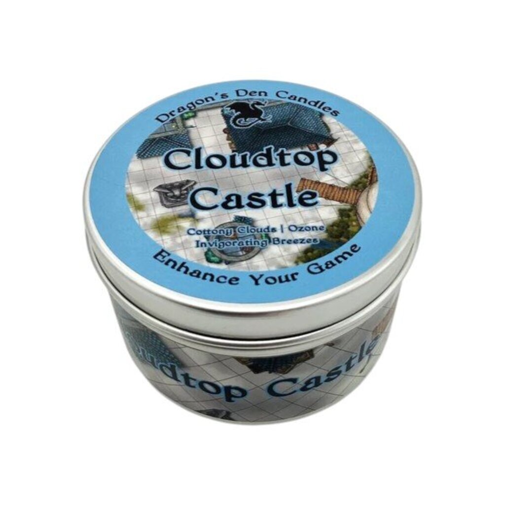 CLOUDTOP CASTLE - Tin - Dragon's Den Candles