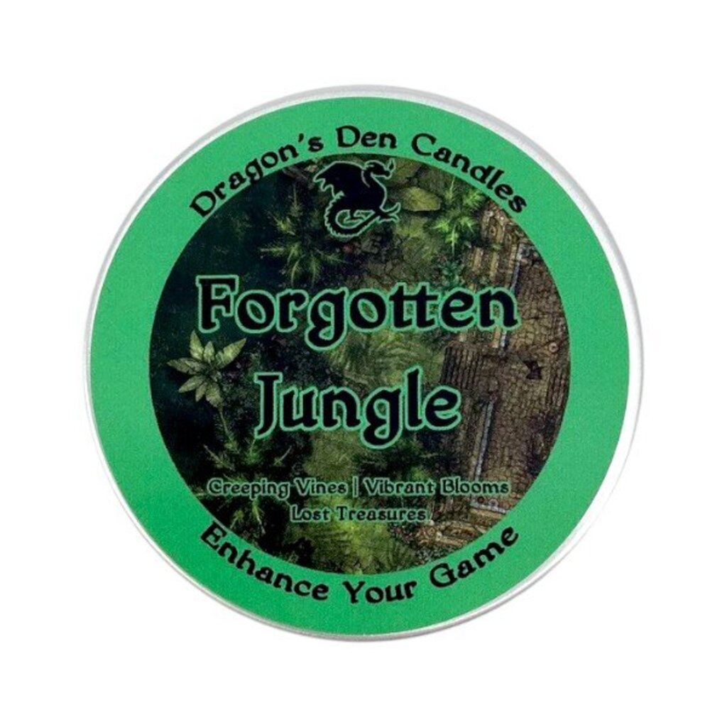 FORGOTTEN JUNGLE - Tin - Dragon's Den Candles
