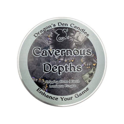 CAVERNOUS DEPTHS - Tin - Dragon's Den Candles - view 2
