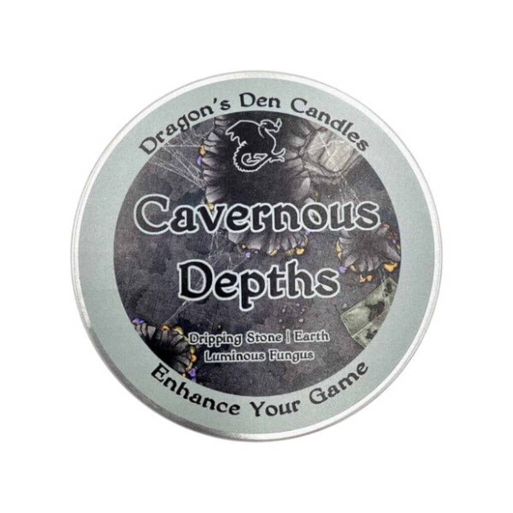 CAVERNOUS DEPTHS - Tin - Dragon's Den Candles