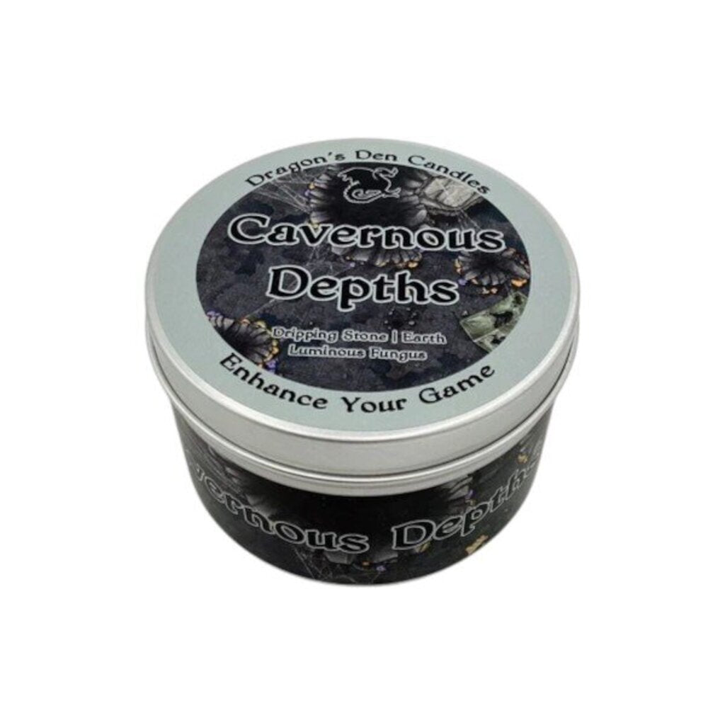 CAVERNOUS DEPTHS - Tin - Dragon's Den Candles