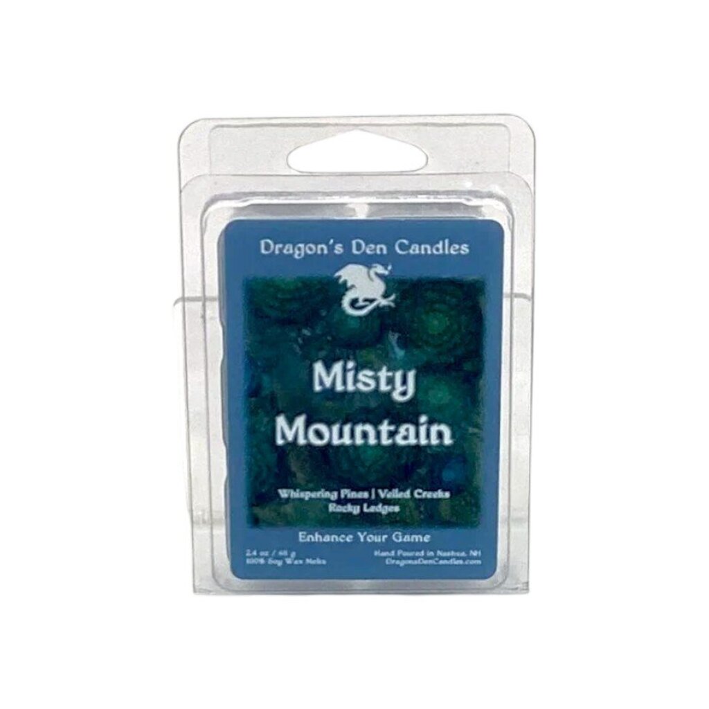 MISTY MOUNTAIN - Wax Melt - Dragon's Den Candles