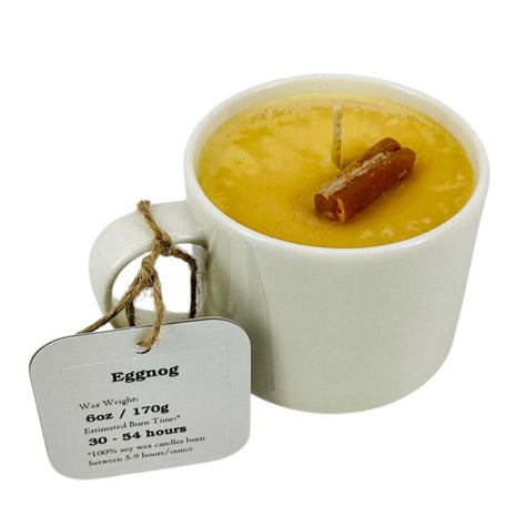 Eggnog SPECIAL - Mug Candle (short mug) - 100% Soy Wax