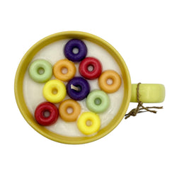 Fruit Loops (Yellow Pastel Mug) - Mug Candle - 100% Soy Wax - view 3