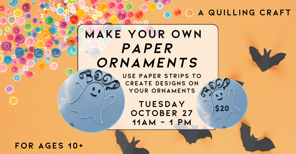 10/16 Fall Paper Ornaments