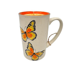 Butterfly Garden (Monarch Mug) - 100% Soy Wax - Mug Candle - view 1