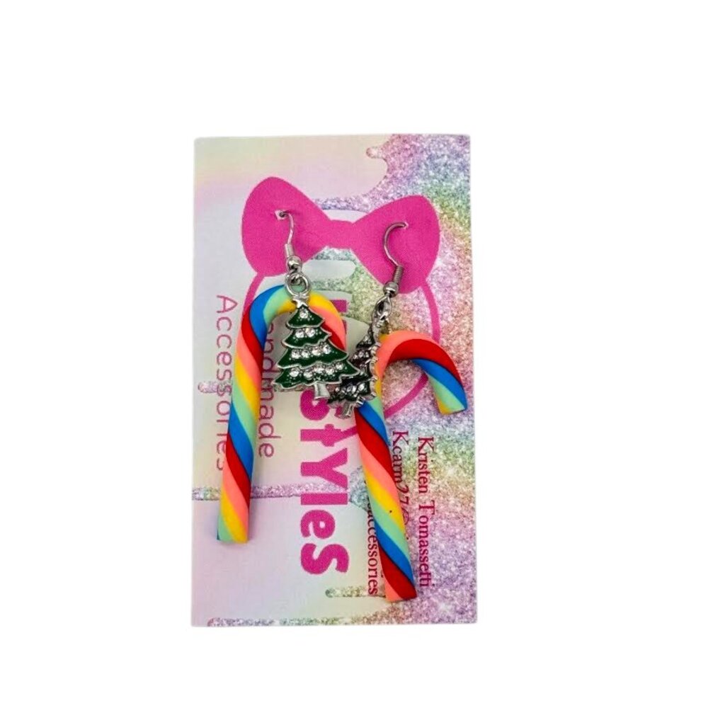 Candy Cane Earrings