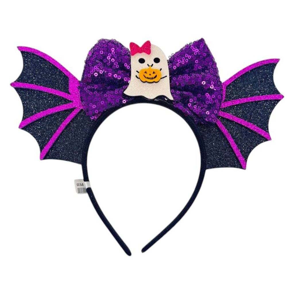Ghost Batwing Headband