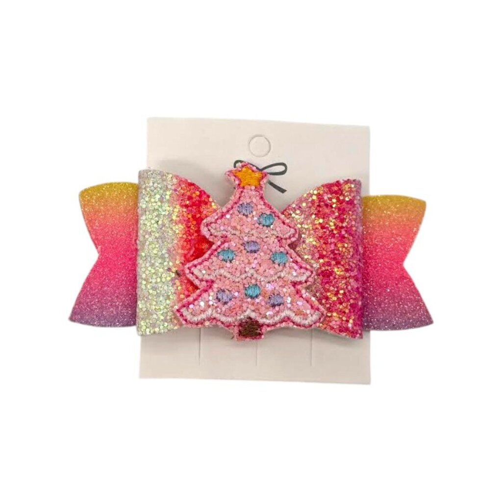 Pink Christmas Bow