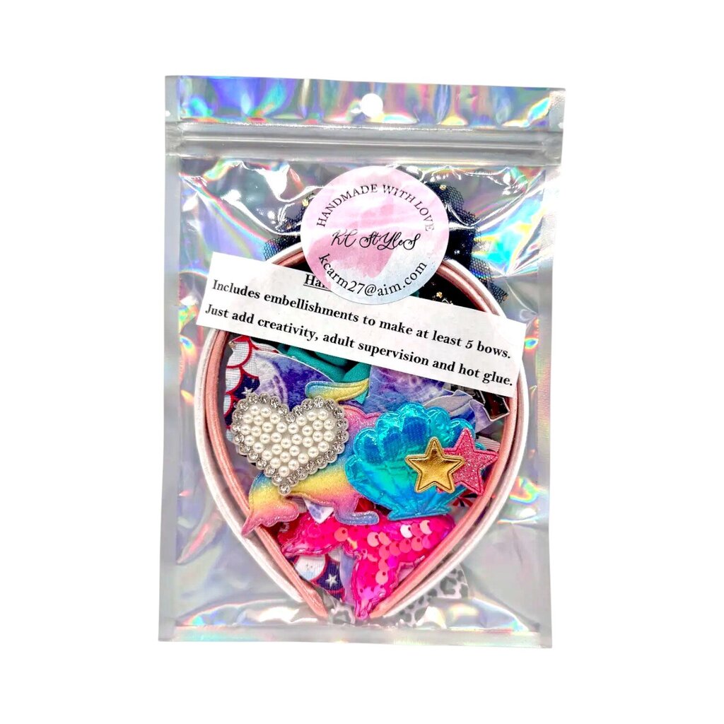 DIY Hair Bow Kit Heart
