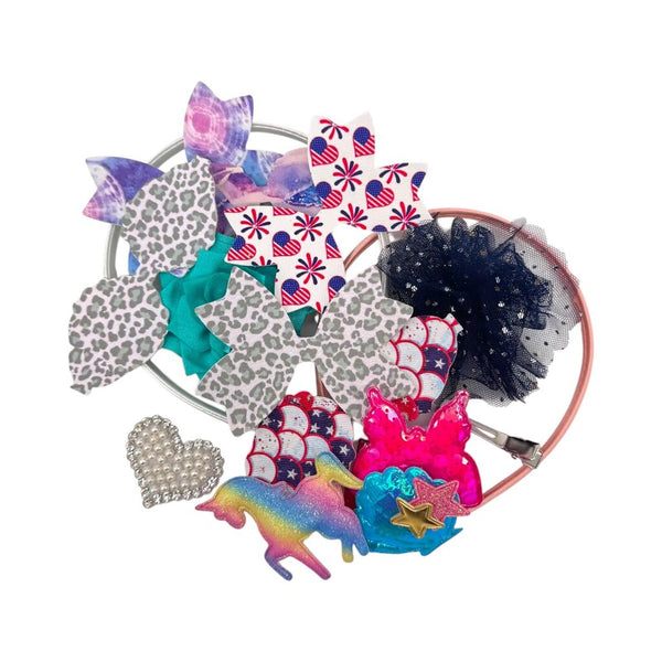 DIY Hair Bow Kit Heart