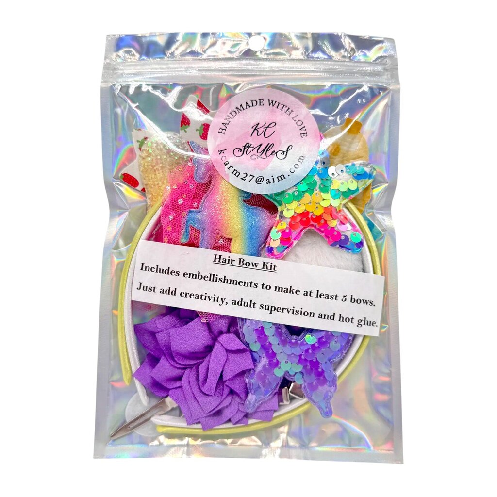 DIY Hair Bow Kit Unicorn