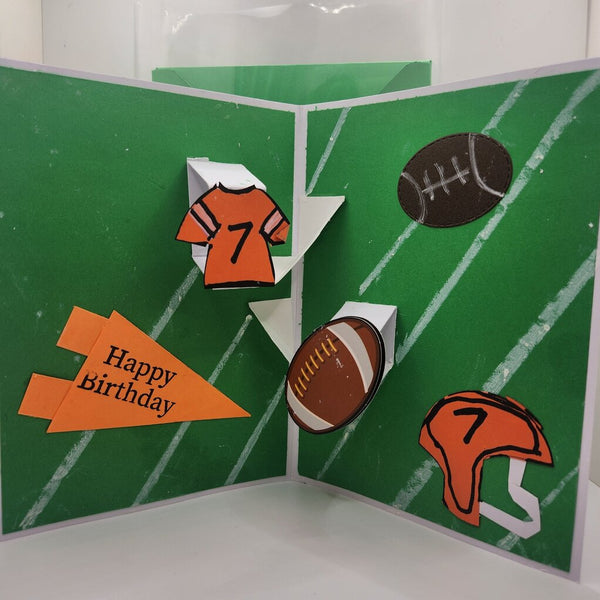 Birthday/Football/Pop up