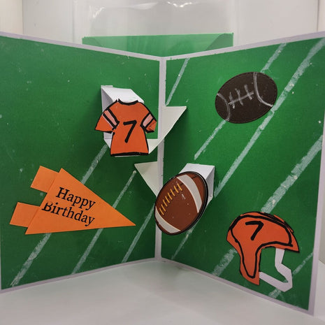 Birthday/Football/Pop up