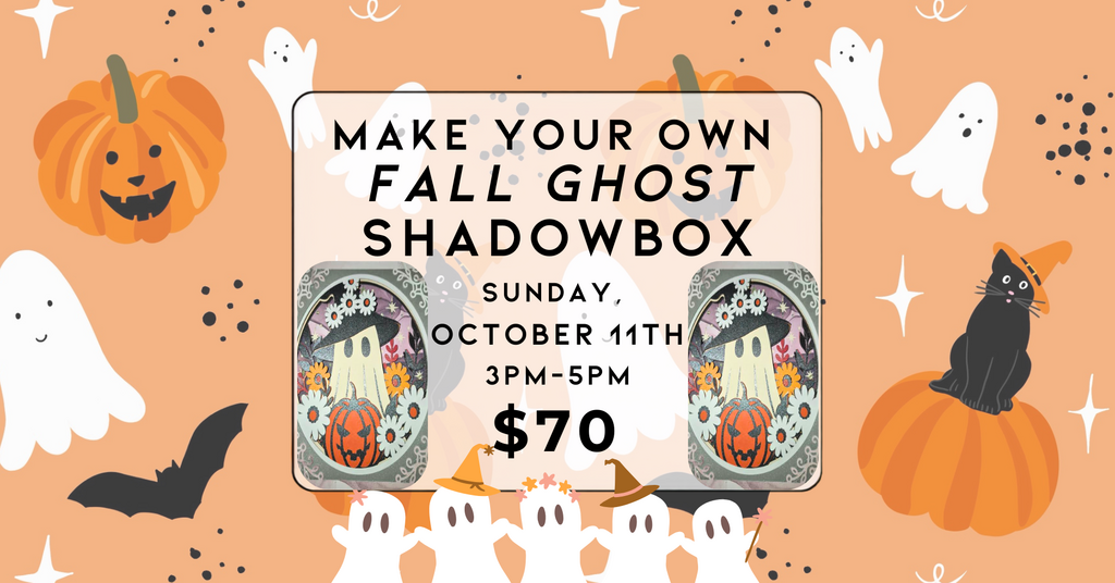 10/11 Witch Ghost Shadowbox