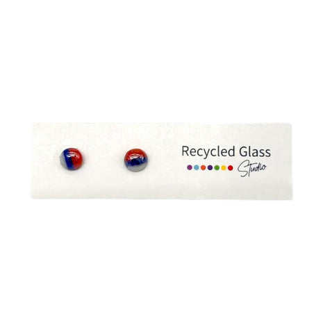 Irridescent Tile Post Earring